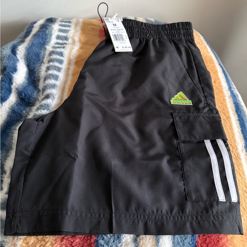 Black Adidas Men's Cargo Shorts